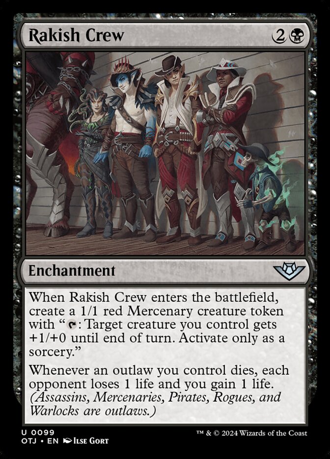 Rakish Crew (99) – Magic: The Gathering, Outlaws of Thunder Junction