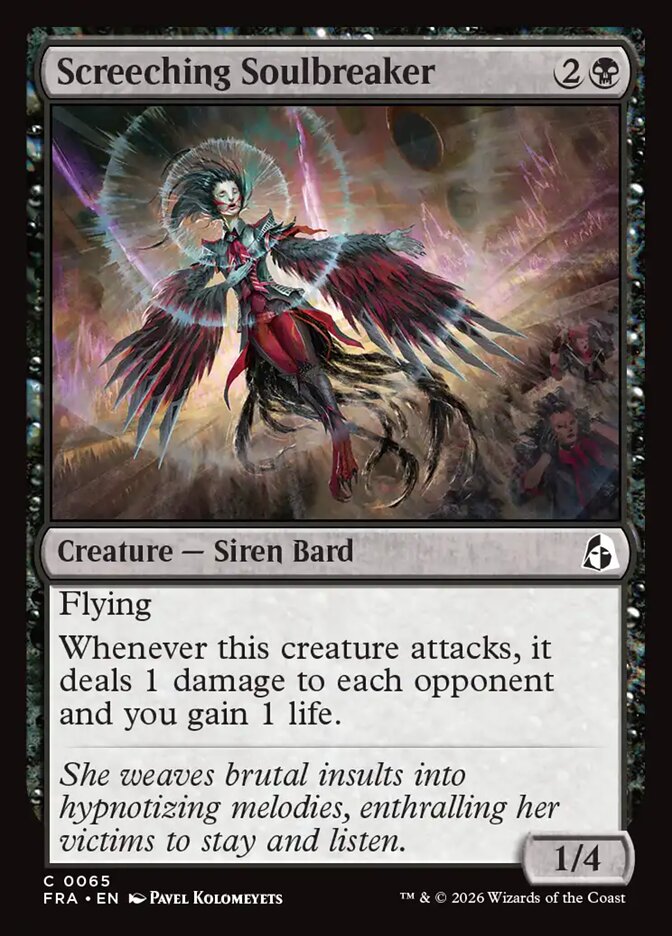 Screeching Soulbreaker (65) – Magic: The Gathering, Reality Fracture