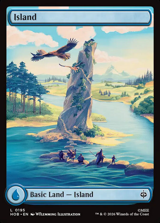 Island (HOB-195) – MTG [Foil]