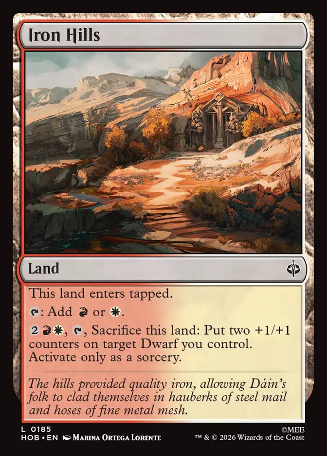 Iron Hills (HOB-185) – MTG [Foil]