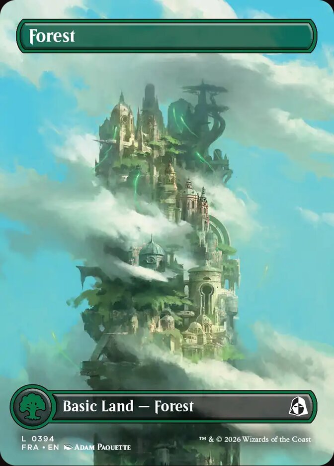 Forest (394) – Magic: The Gathering, Reality Fracture [Foil]