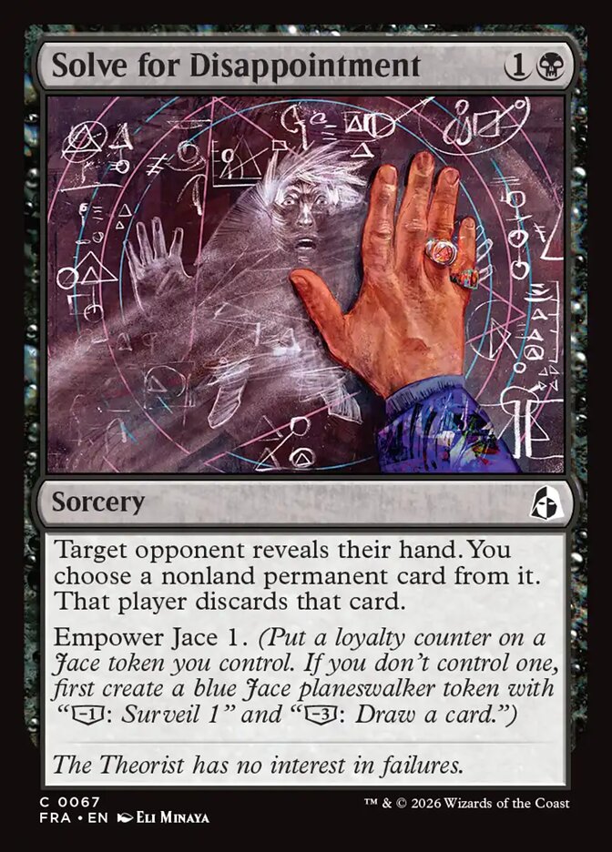 Solve for Disappointment (67) – Magic: The Gathering, Reality Fracture [Foil]