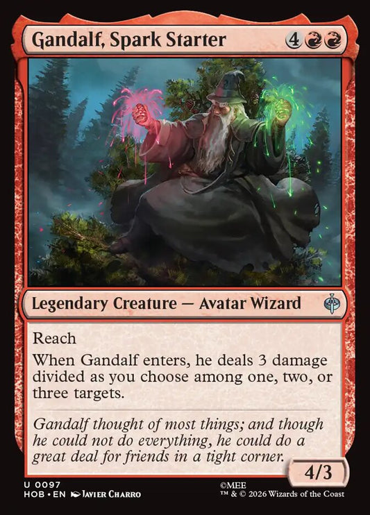 Gandalf, Spark Starter (HOB-97) – MTG