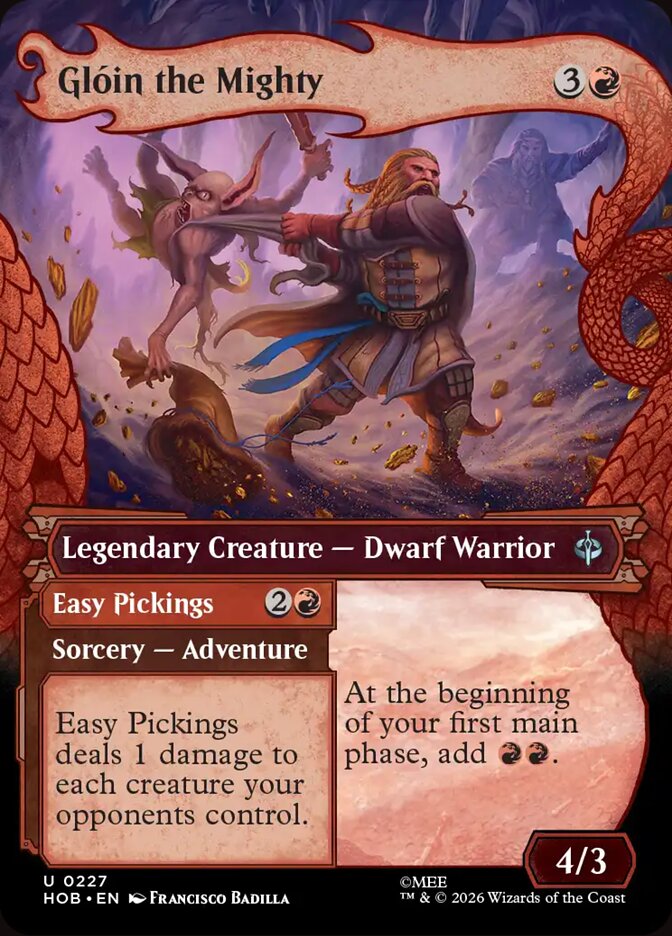 Glóin the Mighty // Easy Pickings (HOB-227) – MTG