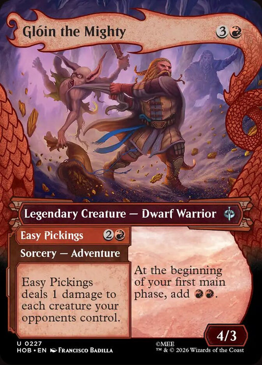 Glóin the Mighty // Easy Pickings (HOB-227) – MTG