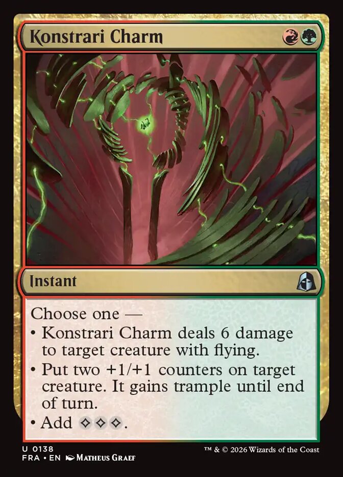 Konstrari Charm (138) – Magic: The Gathering, Reality Fracture