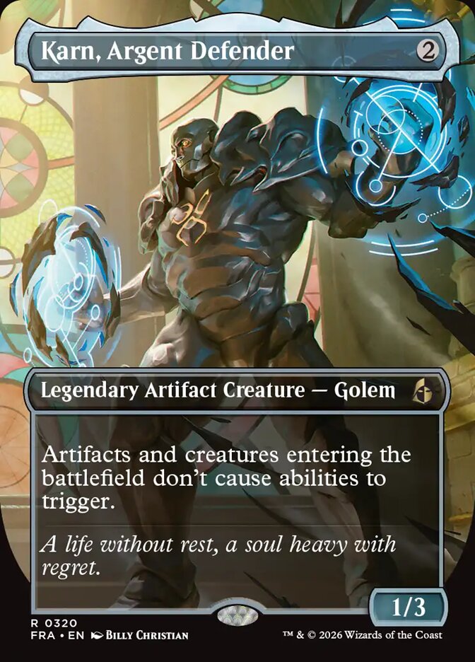 Karn, Argent Defender (320) – Magic: The Gathering, Reality Fracture