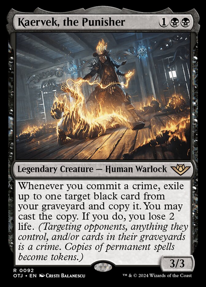 Kaervek, the Punisher (92) – Magic: The Gathering, Outlaws of Thunder Junction