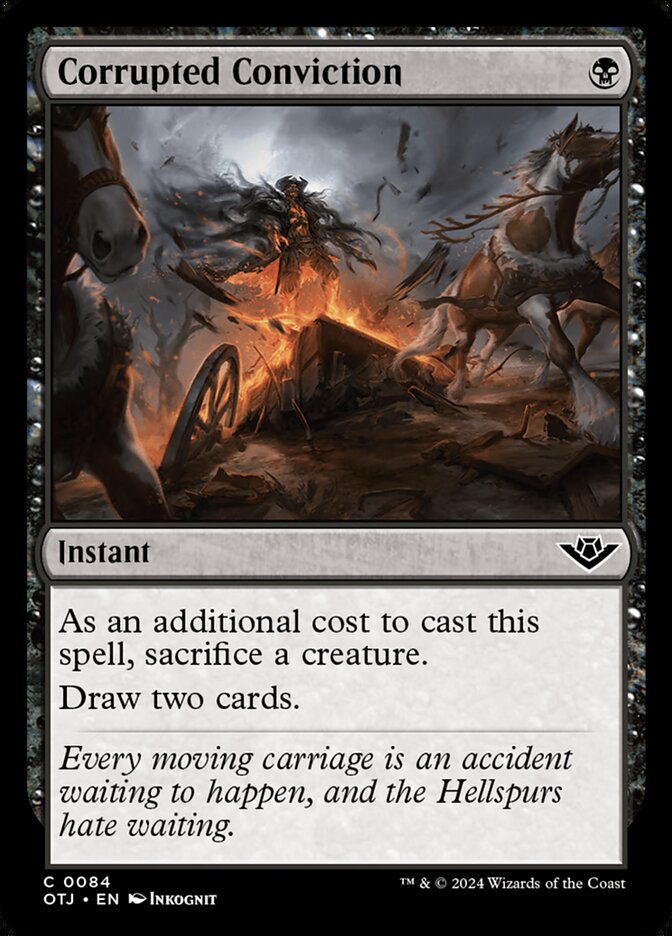 Corrupted Conviction (84) – Magic: The Gathering, Outlaws of Thunder Junction