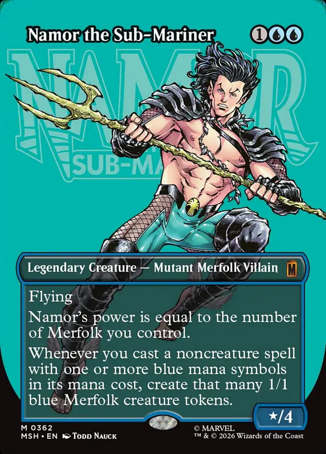 Namor the Sub-Mariner (362) – Magic: The Gathering, Marvel Super Heroes
