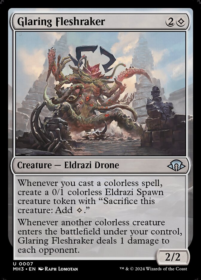 Glaring Fleshraker (7) – Magic: The Gathering, Modern Horizons 3