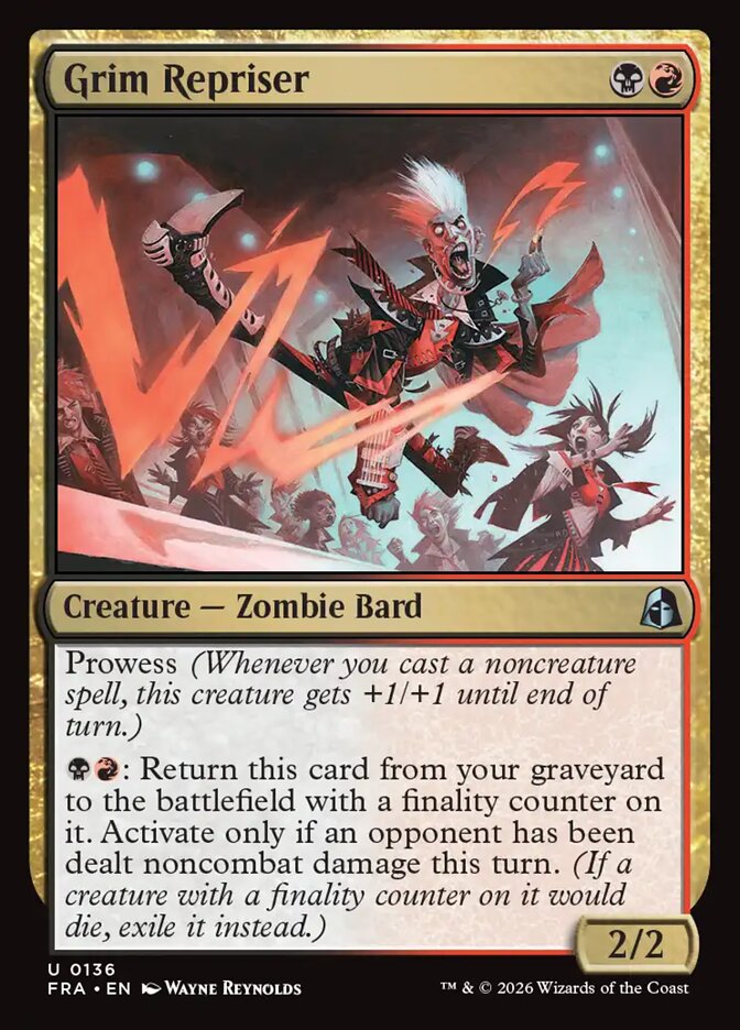 Grim Repriser (136) – Magic: The Gathering, Reality Fracture