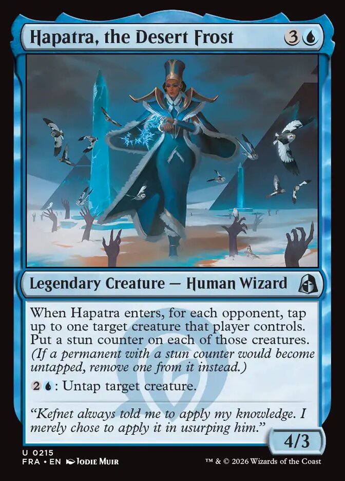 Hapatra, the Desert Frost (215) – Magic: The Gathering, Reality Fracture