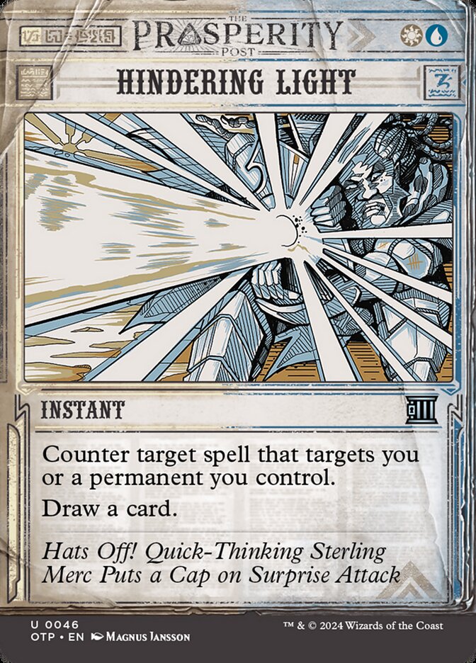 Hindering Light (46) – Magic: The Gathering, Breaking News