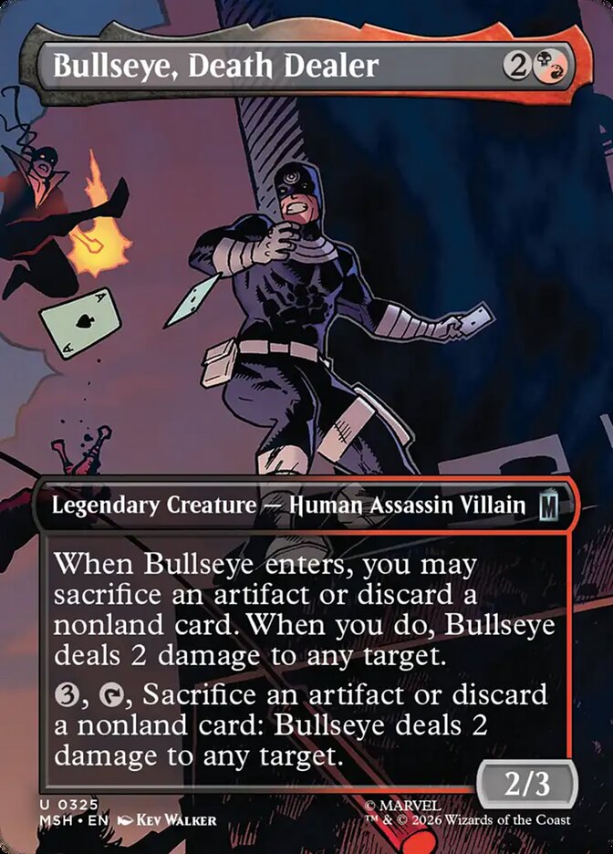 Bullseye, Death Dealer (325) – Magic: The Gathering, Marvel Super Heroes