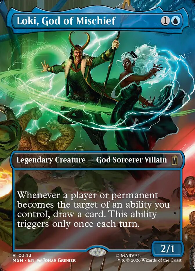 Loki, God of Mischief (343) – Magic: The Gathering, Marvel Super Heroes