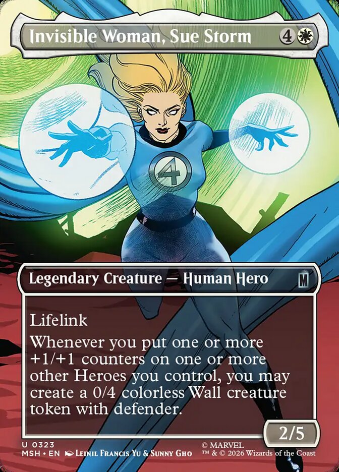 Invisible Woman, Sue Storm (323) – Magic: The Gathering, Marvel Super Heroes