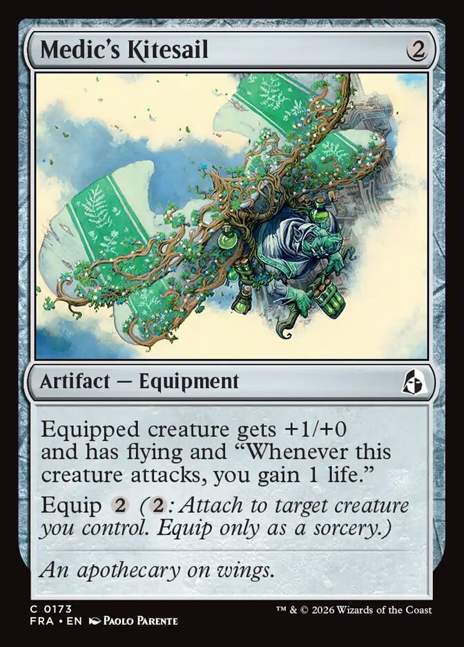 Medic's Kitesail (173) – Magic: The Gathering, Reality Fracture