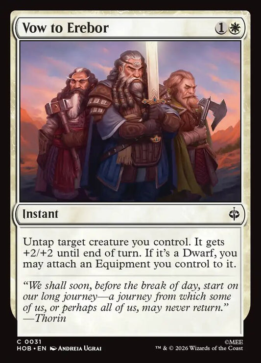 Vow to Erebor (HOB-31) – MTG