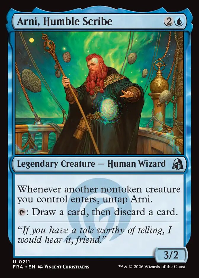 Arni, Humble Scribe (211) – Magic: The Gathering, Reality Fracture