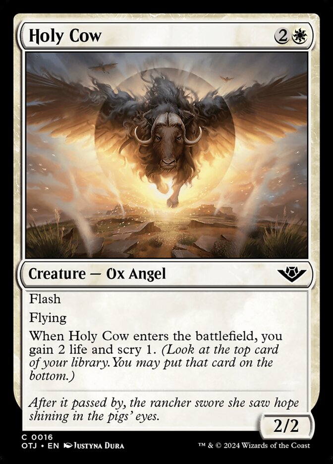 Holy Cow (16) – Magic: The Gathering, Outlaws of Thunder Junction