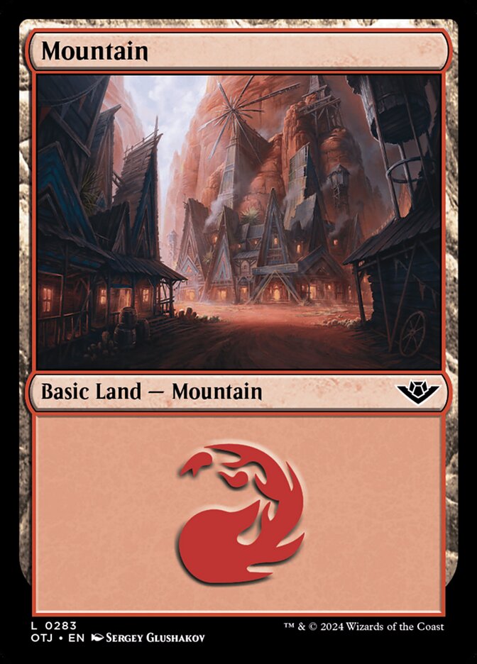 Mountain (283) – Magic: The Gathering, Outlaws of Thunder Junction
