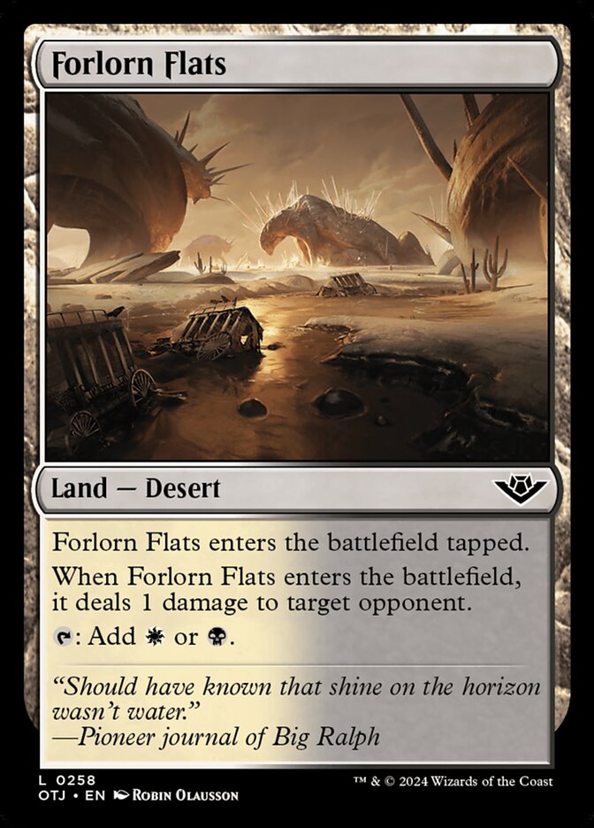 Forlorn Flats (258) – Magic: The Gathering, Outlaws of Thunder Junction