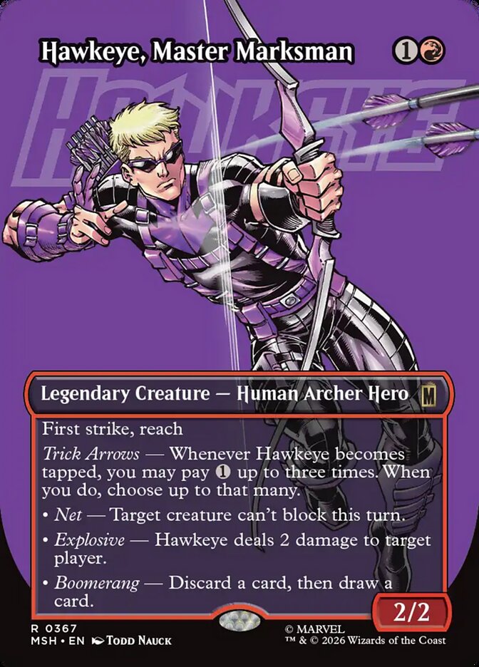 Hawkeye, Master Marksman (367) – Magic: The Gathering, Marvel Super Heroes