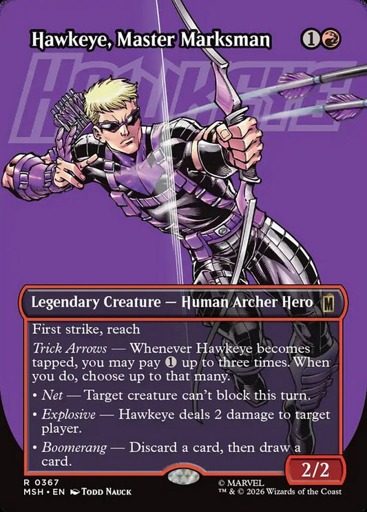 Hawkeye, Master Marksman (367) – Magic: The Gathering, Marvel Super Heroes