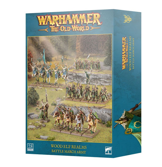 Royaumes Elfes Sylvains: Armée de Colonne de Bataille,Warhammer: The Old World