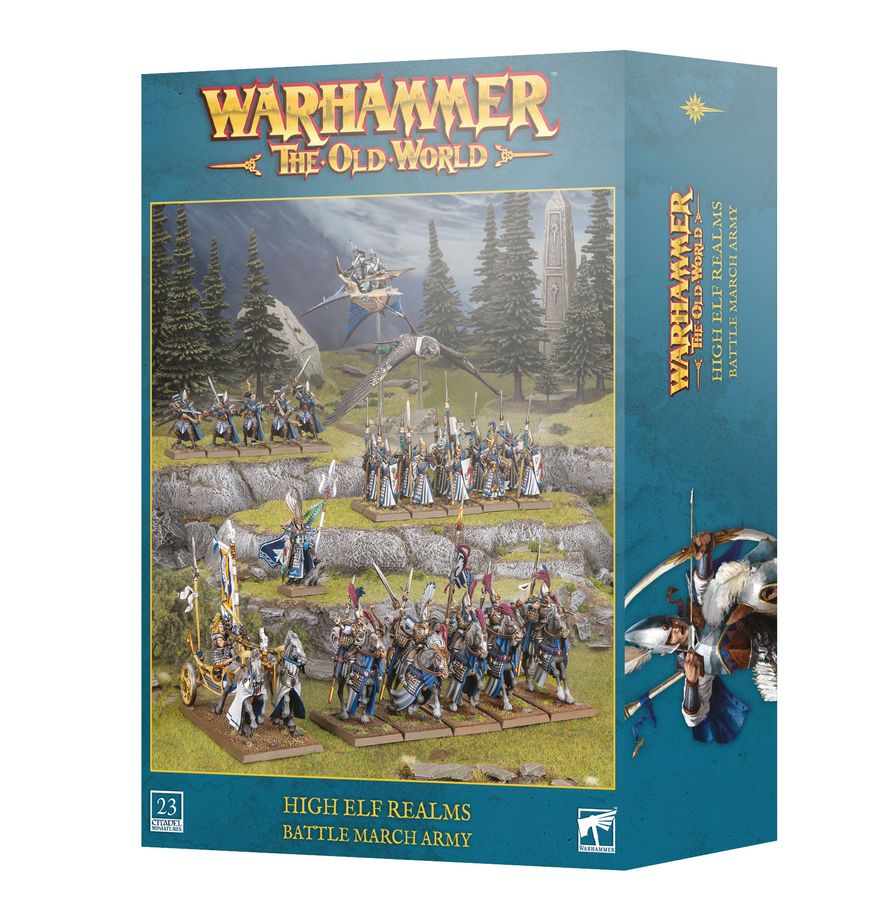 Royaumes Hauts Elfes: Armée de Colonne de Bataille,Warhammer: The Old World