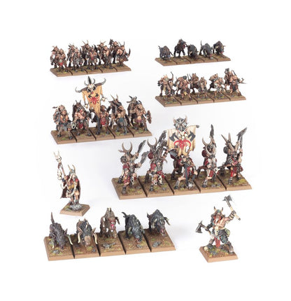 Braillehardes Hommes-bêtes: Armée de Colonne de Bataille, Warhammer: The Old World