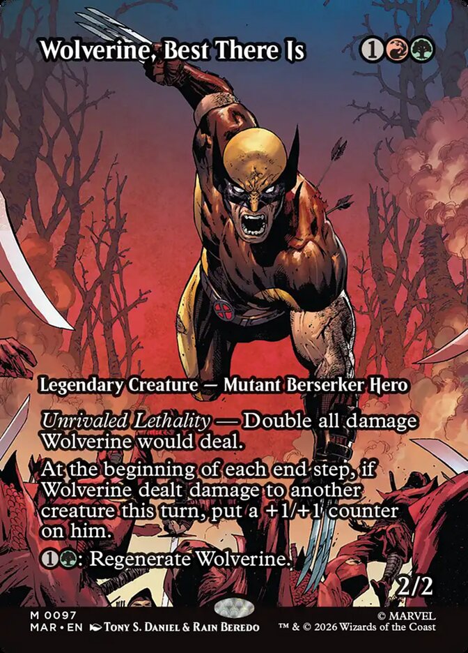 Wolverine, Best There Is (97) – Magic: The Gathering, Marvel Universe