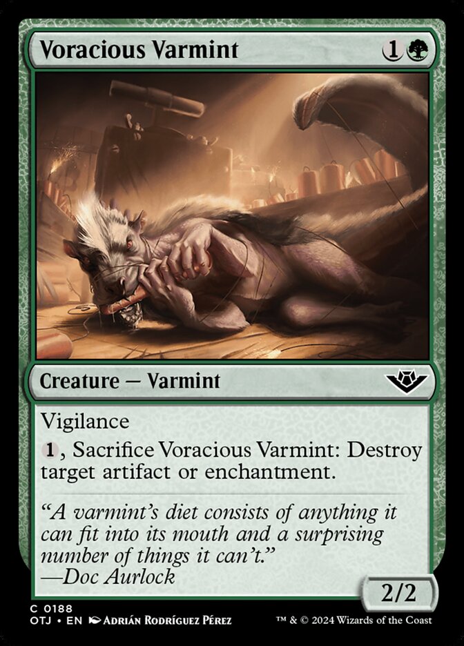 Voracious Varmint (188) – Magic: The Gathering, Outlaws of Thunder Junction
