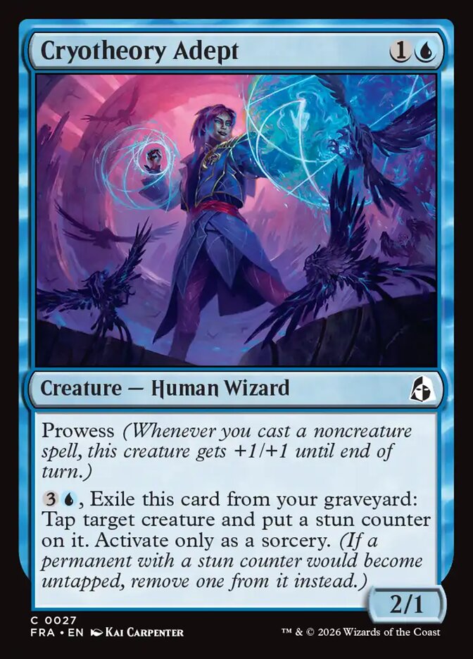 Cryotheory Adept (27) – Magic: The Gathering, Reality Fracture [Foil]