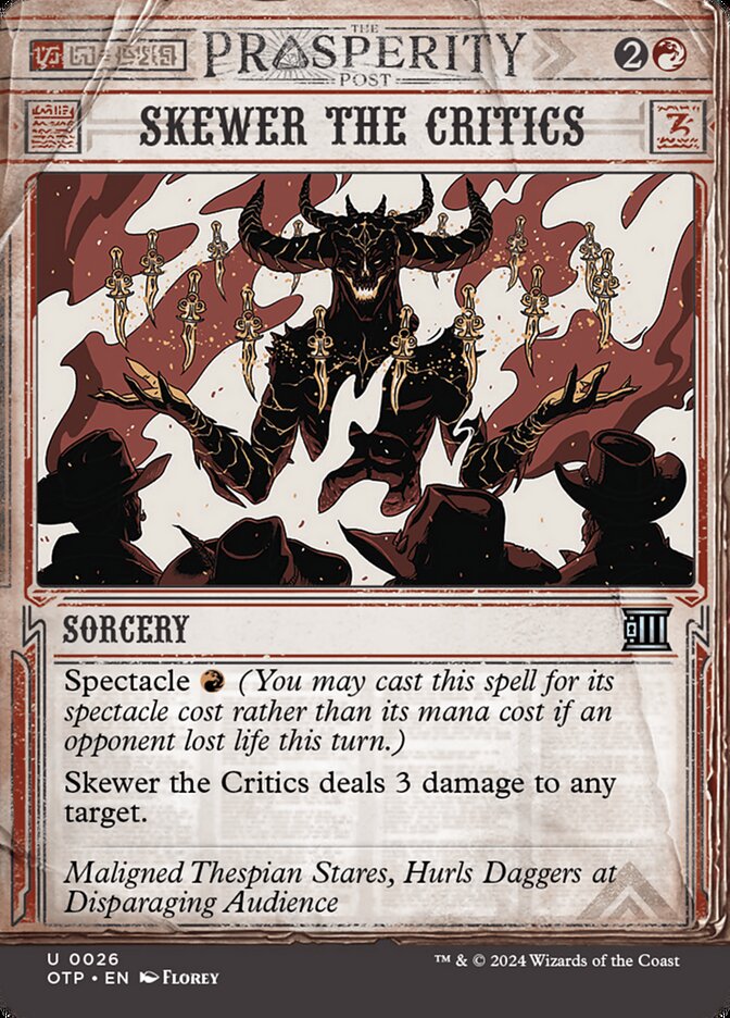 Skewer the Critics (26) – Magic: The Gathering, Breaking News