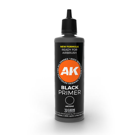 BLACK PRIMER 100ml AK Interactive