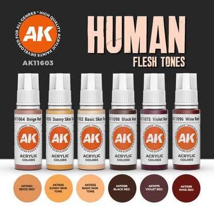 AK Human Flesh Tones