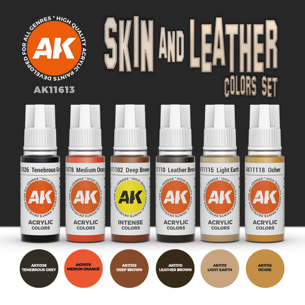 AK Skin and Leather Colors Set