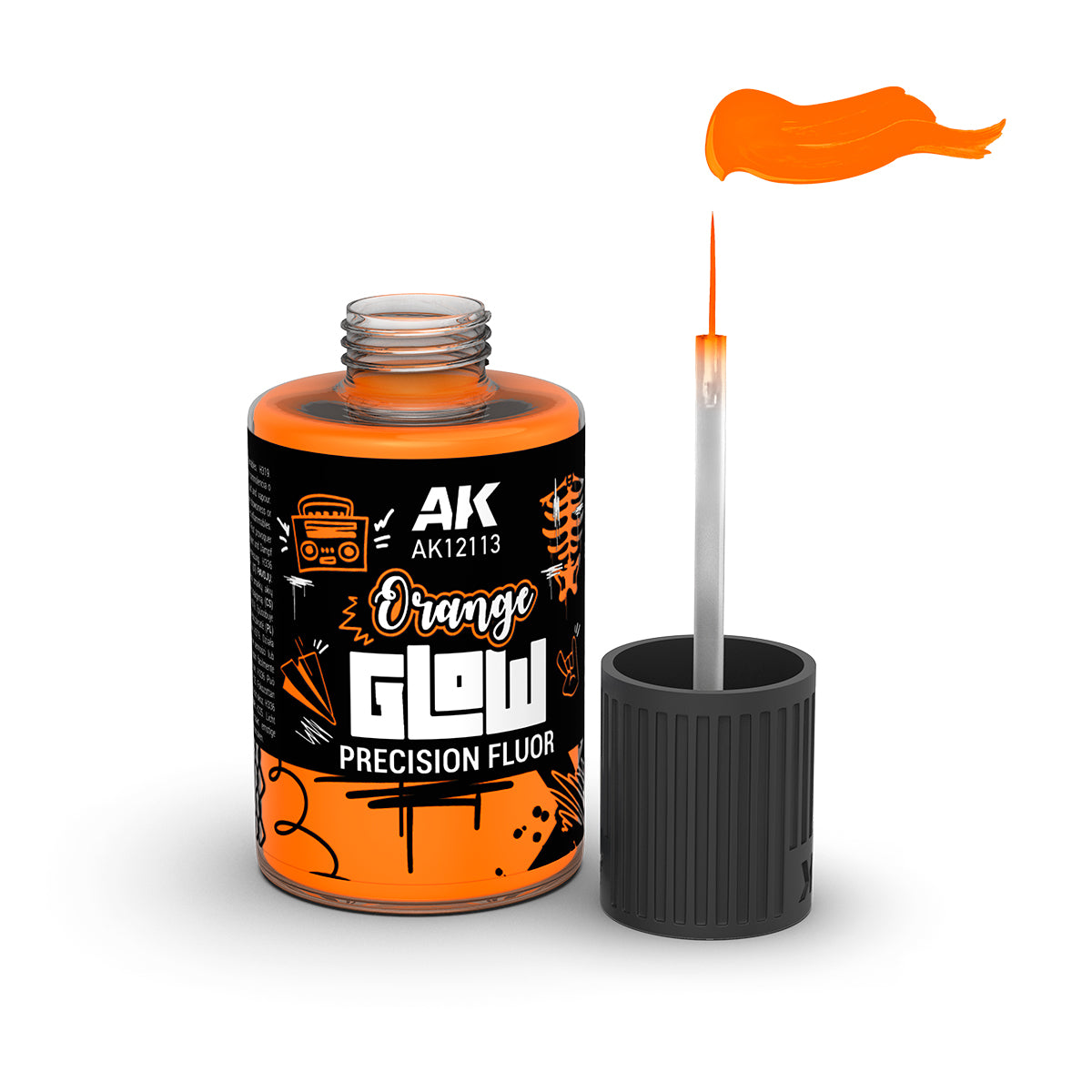 ORANGE GLOW PRECISION FLUOR  AK Interactive