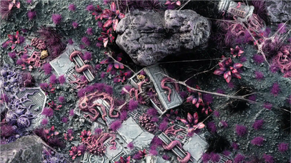 Boîte de mise en socle  Purple Swarm de Gamer Grass