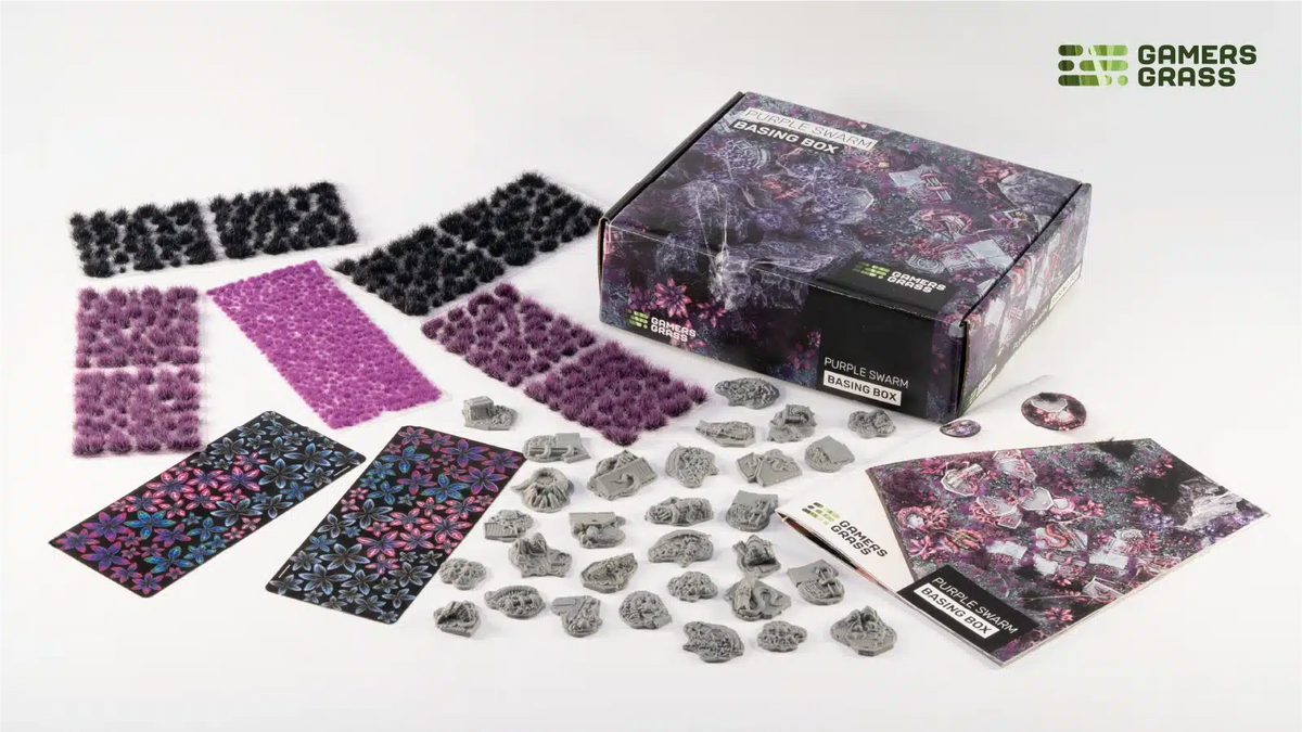 Boîte de mise en socle  Purple Swarm de Gamer Grass