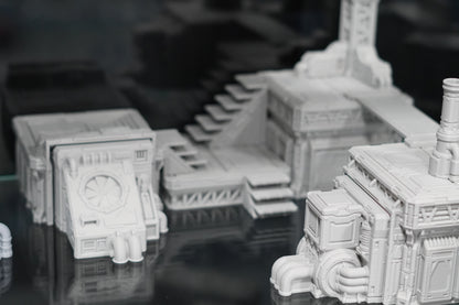 District 0012 – Complexe industriel modulaire | Décors Sci-Fi 28–32 mm
