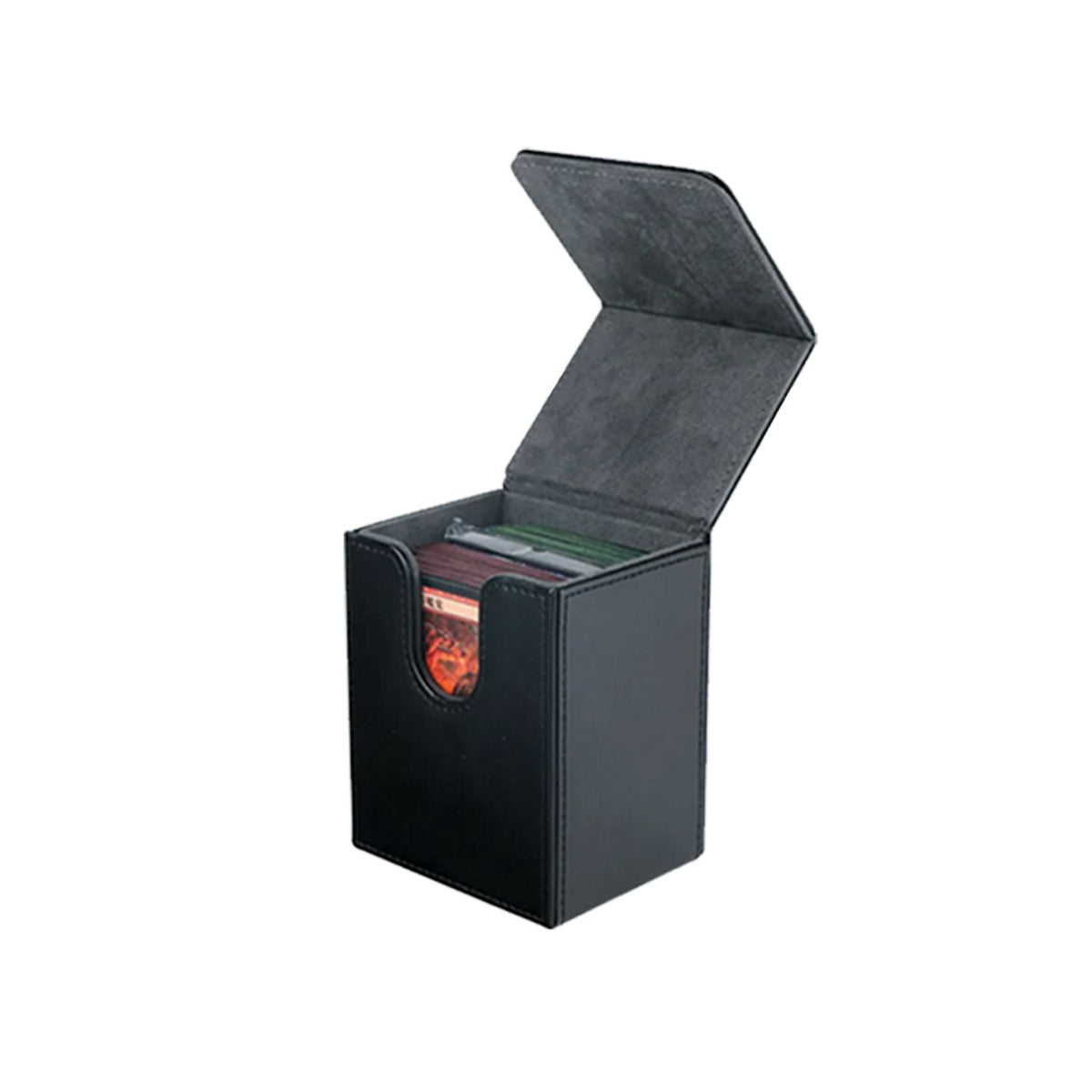 Boîte de deck magnétique EVORETRO pour 100 cartes à double protection ou 120 cartes à simple protection