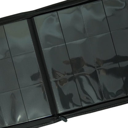 Classeur EVORETRO 4 × 3 à fermeture éclair pour 528 cartes — noir
