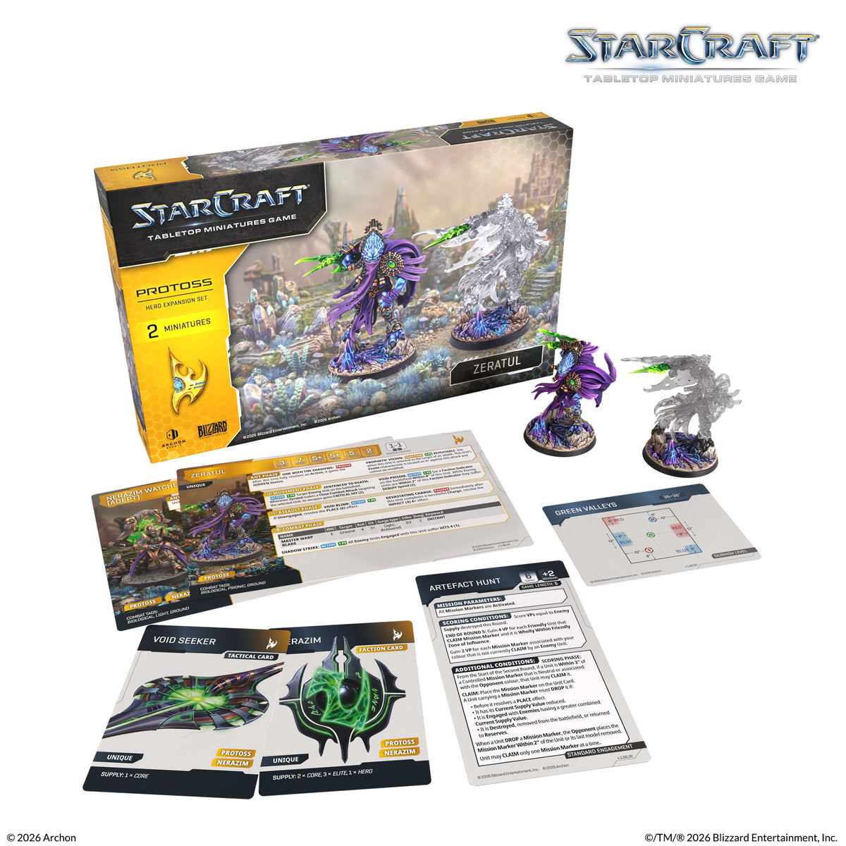STARCRAFT: TABLETOP MINIATURES GAME  PROTOSS ZERATUL HERO EXPANSION SET (ANGLAIS)