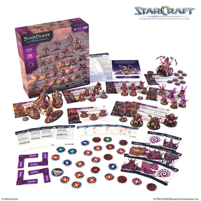 STARCRAFT: TABLETOP MINIATURES GAME  STARTER SET - ZERG (ANGLAIS)