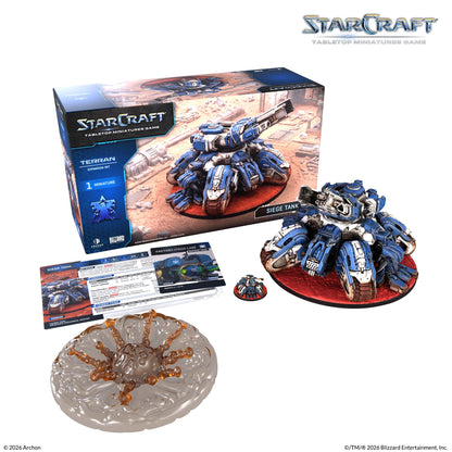 STARCRAFT: TABLETOP MINIATURES GAME — TERRAN SIEGE TANK EXPANSION SET (ANGLAIS)