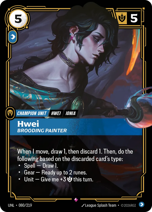 Hwei, Brooding Painter (080/219) [Unleashed]