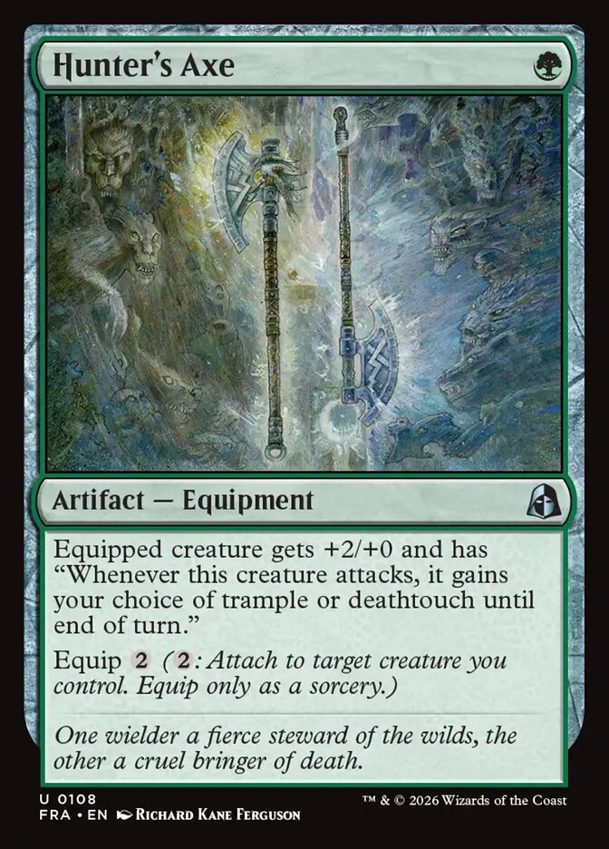 Hunter's Axe (108) – Magic: The Gathering, Reality Fracture